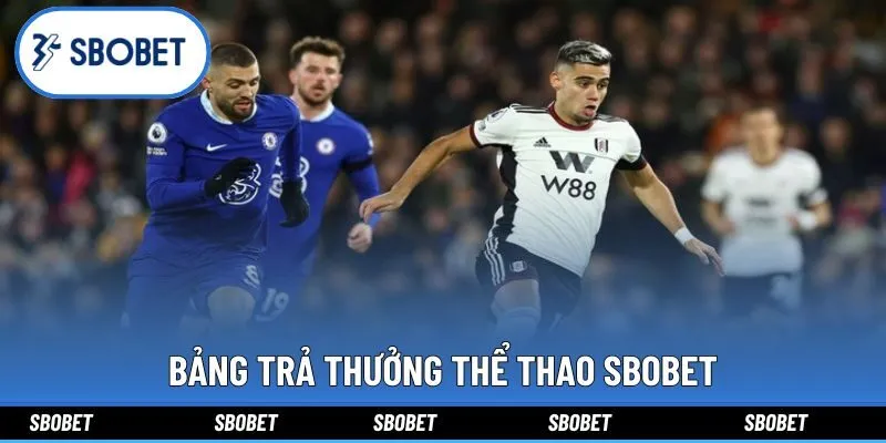 Bảng trả thưởng thể thao Sbobet